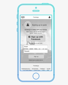 Sign Up Page - Iphone, HD Png Download, Free Download