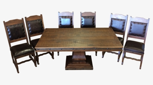 Granada Dining Set Leather, Rustic Dining Table For - Coffee Table, HD Png Download, Free Download
