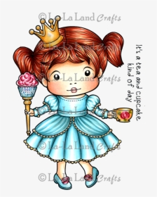 Cupcake Princess Marci Rubber Stamp - Doll, HD Png Download, Free Download