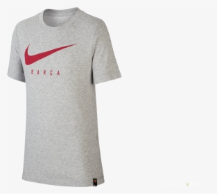 T Shirt Nike Fc Barcelona Dry Tee Tr Ground Junior - Barca Shirt Dry Tee, HD Png Download, Free Download