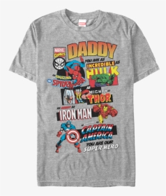 Marvel Comics Father"s Day T-shirt - Active Shirt, HD Png Download, Free Download
