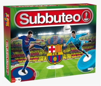 Juego Subbuteo Fc Barcelona Playset - Subbuteo Fc Barcelona, HD Png Download, Free Download