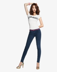 Jeans And T Shirt Girl, HD Png Download, Free Download