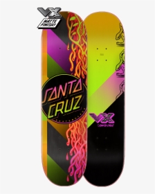 Santa Cruz Afterglow Dot Vx Deck - Santa Cruz Skateboards, HD Png Download, Free Download