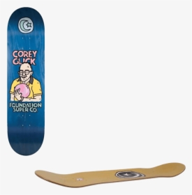 Foundation Old Guys Skateboard Deck Thumbnail - Skateboard Deck, HD Png Download, Free Download
