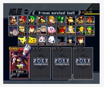 Smash Melee Characters, HD Png Download, Free Download