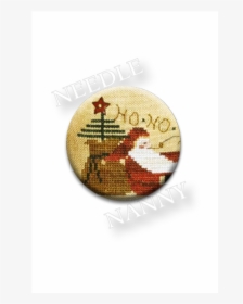 Ho Ho Tired Needle Nanny By Homespun Elegance - Cross-stitch, HD Png Download, Free Download
