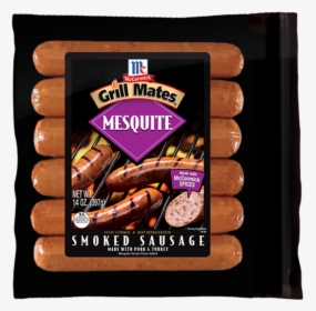 Mesquite Smoked Sausage - Mccormick Grill Mates Smoked Sausage, HD Png Download, Free Download