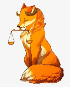 #fox #nature #zodiac #zodiacsymbols #zodiacsigns #libra - Cartoon, HD Png Download, Free Download