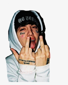 Lil Xan Middle Finger, HD Png Download, Free Download
