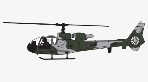 Helicopter Png - Gazelle Ah 1 Royal Marines, Transparent Png, Free Download
