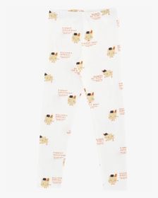 Tiny Cottons Friendly Bags Pant / Off-white / Eggnog - Pajamas, HD Png Download, Free Download