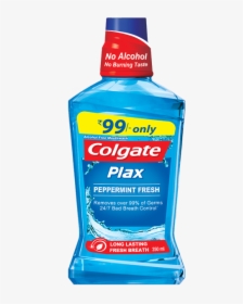 Colgate Plax Peppermint Mouthwash, HD Png Download, Free Download