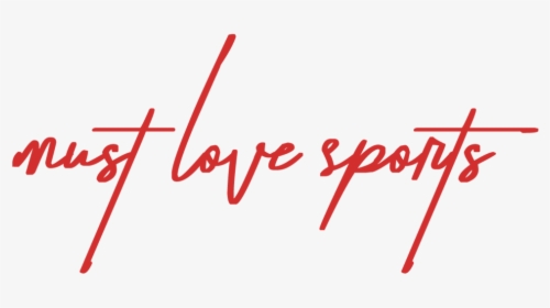 Mustlovesports Red Large - Transparent I Love Sports, HD Png Download, Free Download