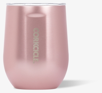 Corkcicle Rose Metallic 12oz Stemless - Water Bottle, HD Png Download, Free Download
