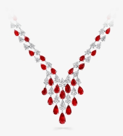 Graff Diamond Ruby Necklace, HD Png Download, Free Download