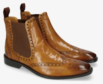 Ankle Boots Xabi 2 Berlin Tan Elastic Brown Rubber - Melvin Et Hamilton Jeff, HD Png Download, Free Download