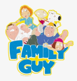 Family Guy Family Fight Men"s Ringer T-shirt - Cartoon, HD Png Download, Free Download