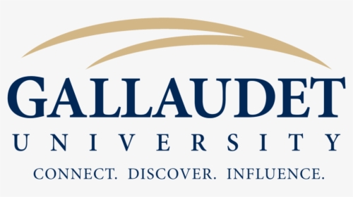 Buff Blue On White - Gallaudet University Logo Png, Transparent Png, Free Download