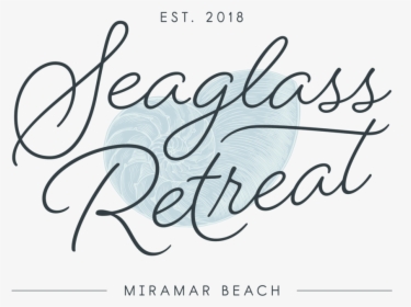 Seaglass Retreat Final Logo - Calligraphy, HD Png Download, Free Download