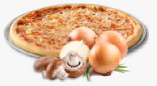 Mushroom And Onion Pizza - Pizza, HD Png Download, Free Download