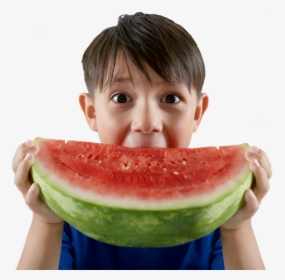 Child With Watermelon - Eating, HD Png Download, Free Download