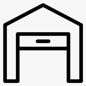 This Icon Is Of An Outline Of A House With A Angled - Icon, HD Png Download, Free Download
