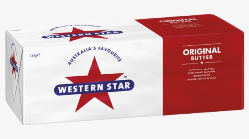 5kg Pat Original - Western Star Salted Butter, HD Png Download, Free Download