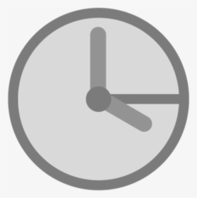 Clock Icon - Grey Clock Png, Transparent Png, Free Download