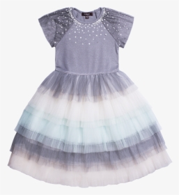 Ballerina Tulle Dress For Girls With Rhinestones Decreeing - Dress, HD Png Download, Free Download