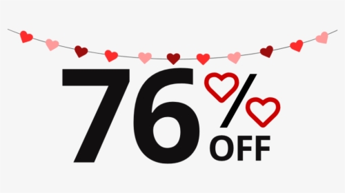 76% Off - Heart, HD Png Download, Free Download