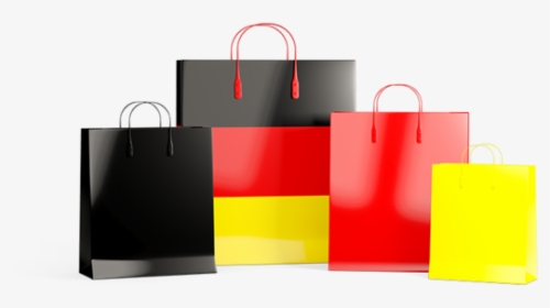 Shopping Bags With Flag - Handbag, HD Png Download, Free Download