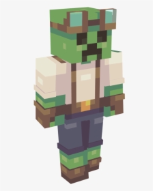 Minecraft Green Skin, HD Png Download, Free Download