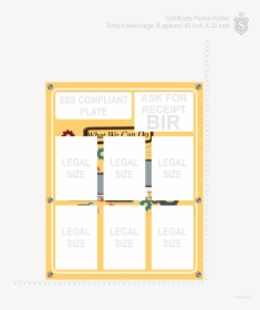Business Permit Holder Display, HD Png Download, Free Download
