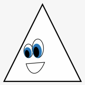 Free Png Download Triangle Shapeblack And White Png - Clipart Triangles With Faces, Transparent Png, Free Download