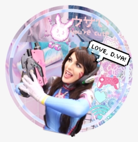 #sssniperwolf #dva #overwatch - Girl, HD Png Download, Free Download