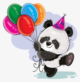 #balloon #animal #bear #cute #cuteanimal #cuteballoon - Birthday Wishes For Panda, HD Png Download, Free Download