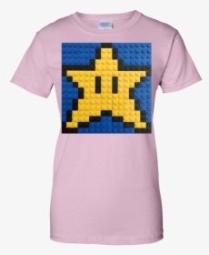 Lego Super Mario Star T Shirt & Hoodie, HD Png Download, Free Download