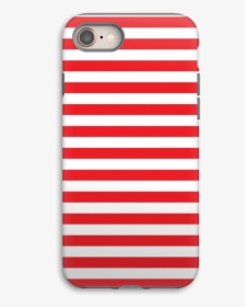 Christmas Stripes Case Iphone 8 Tough - Mobile Phone Case, HD Png Download, Free Download