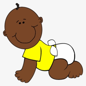 Baby Image Brown Svg Clip Arts - Baby Boy Clip Art, HD Png Download, Free Download