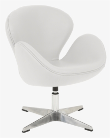 Swan Chair Brushed Metal Legs Hire For Events - Office Chair, HD Png Download, Free Download