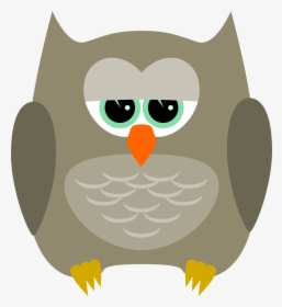 Sad Owl Clipart, HD Png Download, Free Download