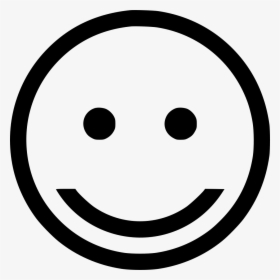 Smile Happy Mood - Happy Mood Black And White, HD Png Download, Free Download