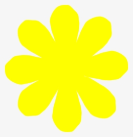 Yellow Flower Clip Art At Clker, HD Png Download, Free Download