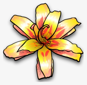 Yellow Flower Clip Art, HD Png Download, Free Download