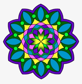 Mandalas Preciosos Pintados, HD Png Download, Free Download