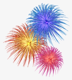Happy New Year Fireworks Png, Transparent Png, Free Download