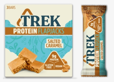 Salted Caramel - Trek Protein Flapjack, HD Png Download, Free Download