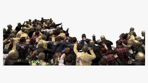 Dead-rising Zombies Around Truck Cropped - Dead Rising 2, HD Png Download, Free Download