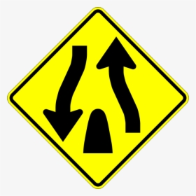 Transparent Division Symbol Clip Art - Divided Highway Ends Sign, HD Png Download, Free Download
